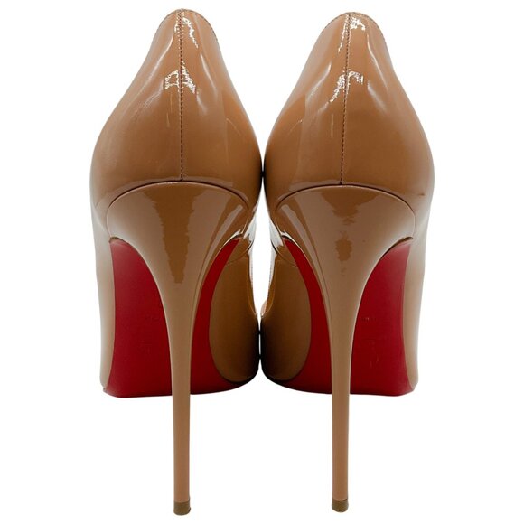 Christian Louboutin Nude Patent So Kate 120 Pumps - Picture 5 of 7